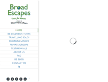 Tablet Screenshot of broadescapes.com